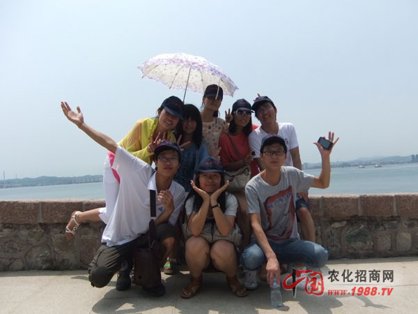 劉公島合影留念