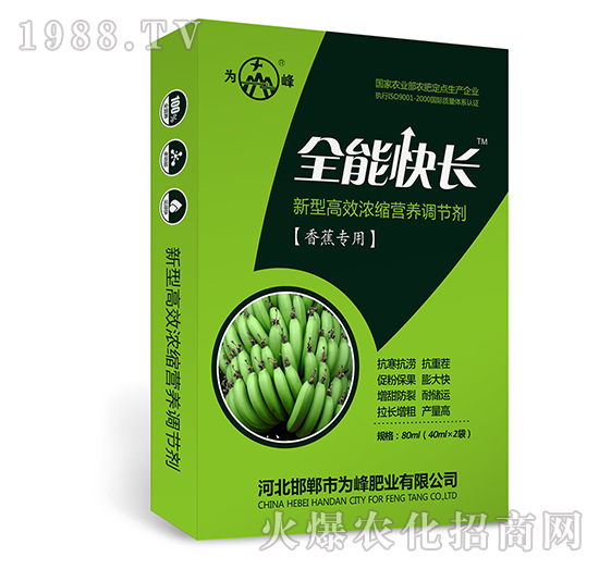 全能快長（香蕉專用）-新型高效濃縮營養(yǎng)調節(jié)劑-為峰