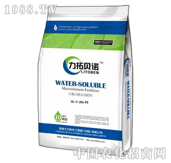 大量元素水溶肥料15-7-28+TE-益生源