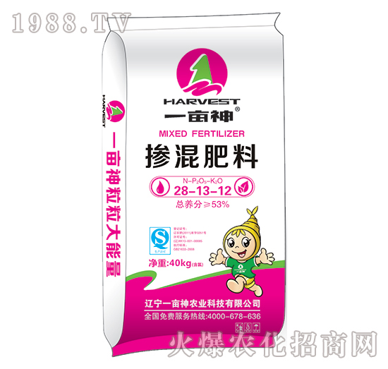 摻混肥料28-13-12-一畝神