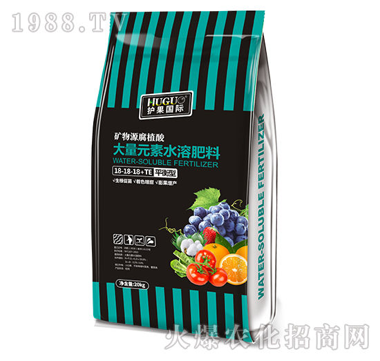 平衡型大量元素水溶肥料18-18-18+TE-護(hù)果國際