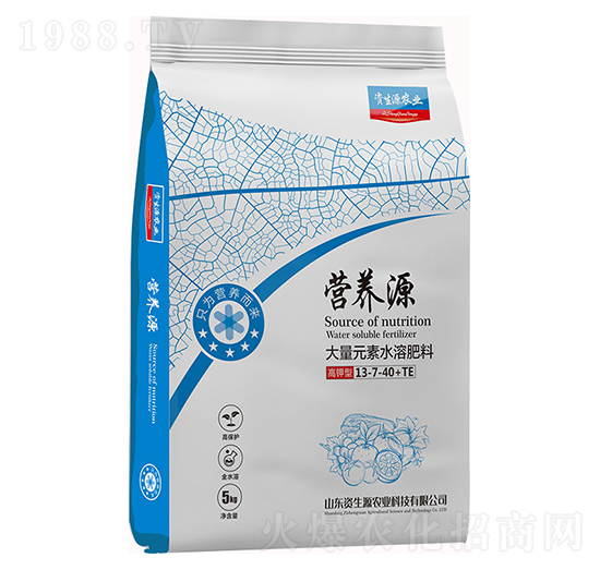 高鉀型大量元素水溶肥料13-7-40+TE-資生源農(nóng)業(yè)