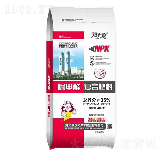 脲甲醛復合肥料30-0-5-天澤龍