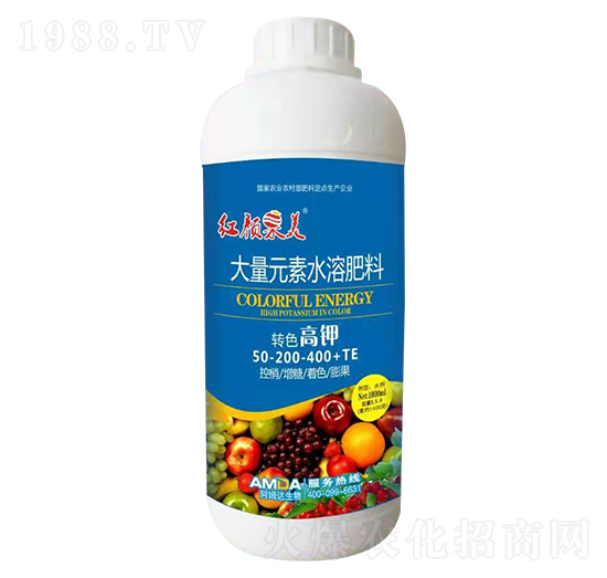 轉色高鉀型大量元素水溶肥料 紅顏果美 阿姆達