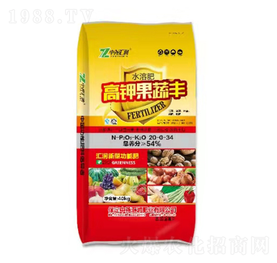 高鉀果蔬豐20-0-34 中堯匯潤