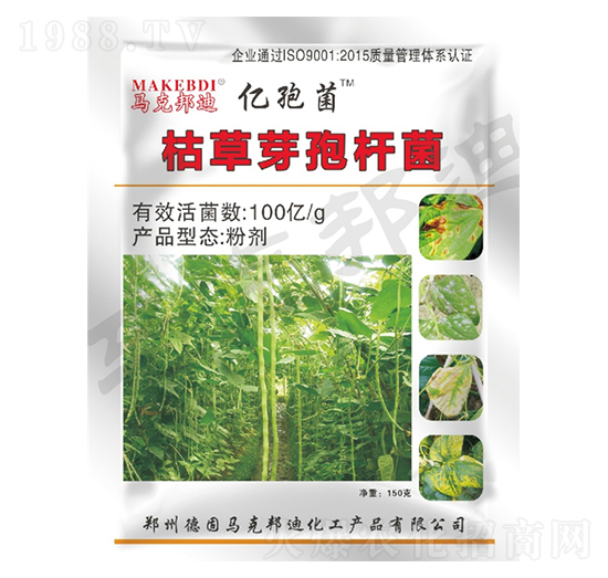 豆角專(zhuān)用枯草芽孢桿菌-億孢菌-馬克邦迪