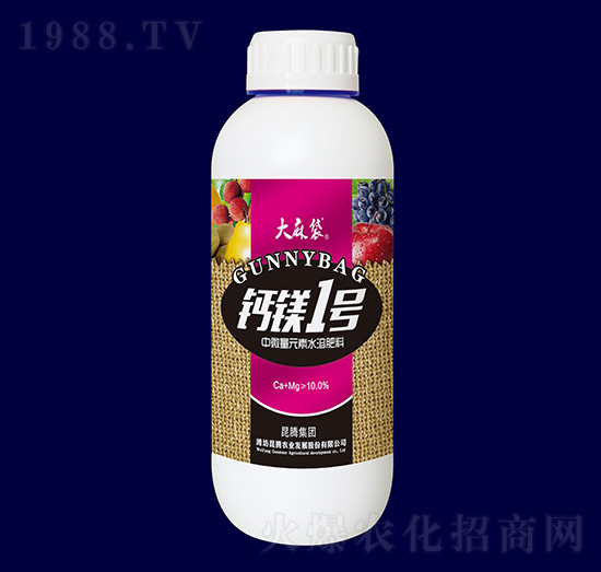 瓶裝中微量元素水溶肥-鈣鎂1號-大麻袋-昆騰農(nóng)業(yè)