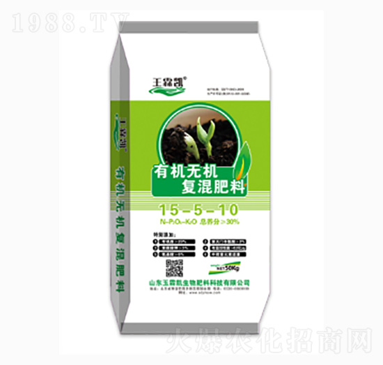 有機(jī)無(wú)機(jī)復(fù)混肥料15-5-10-玉霖凱生物