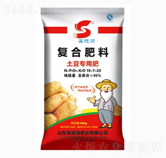土豆專(zhuān)用復(fù)合肥料15-7-23-圣德源