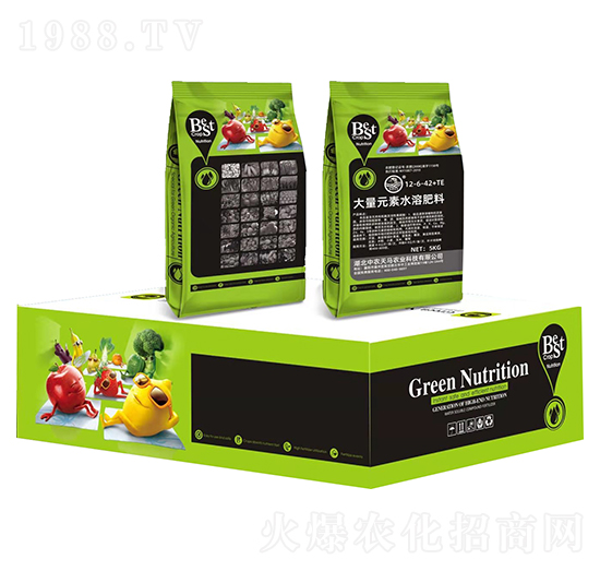 大量元素水溶肥料12-6-42+TE-中農天馬