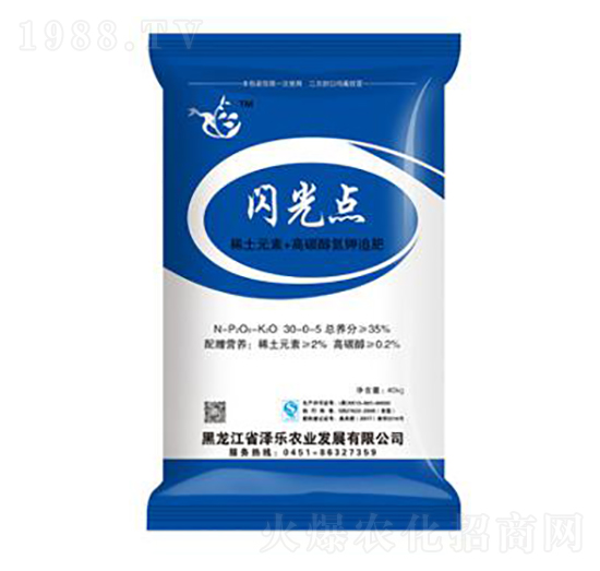 35%氮鉀追施肥30-0-5-閃光點-澤樂