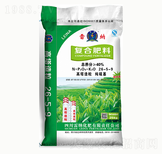 高塔造粒復合肥料26-5-9-雷納
