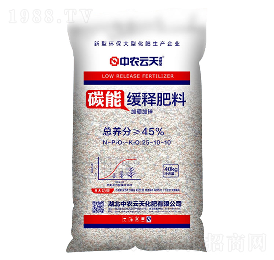 碳能緩釋肥料25-10-10-中農(nóng)云天