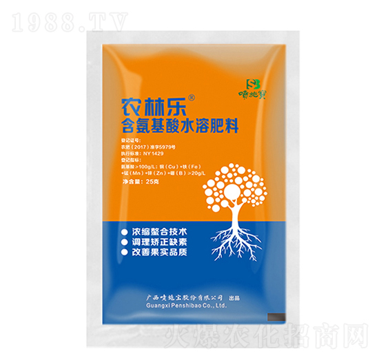 25克農林樂含氨基酸水溶肥料-噴施寶
