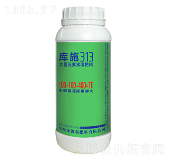 大量元素水溶肥料100-100-400+TE-庫施313-金波爾