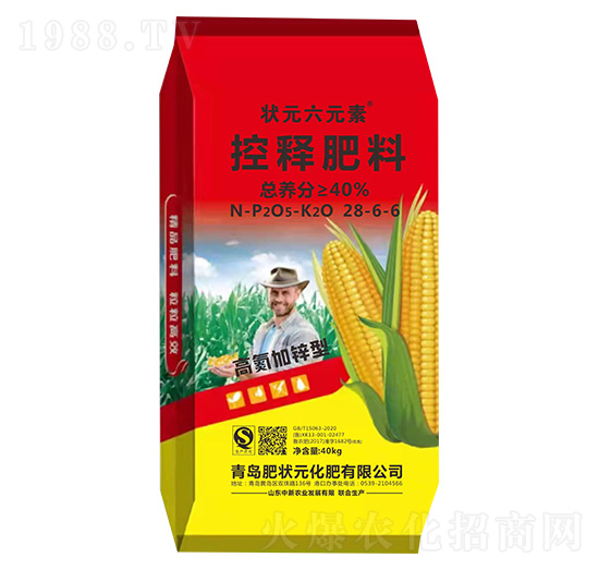肥狀元-玉米專用控釋肥料28-6-6-狀元六元素