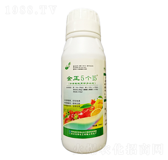 含腐植酸水溶肥料-5個(gè)15液肥-金正生物