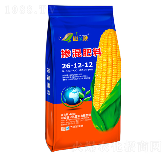 玉米專用摻混肥料26-12-12-撒金秋-金億達肥業(yè)