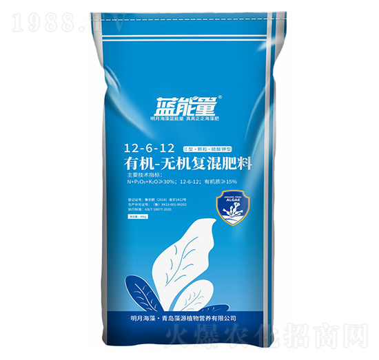 有機無機復混肥料12-6-12-藍能量-藻源植物