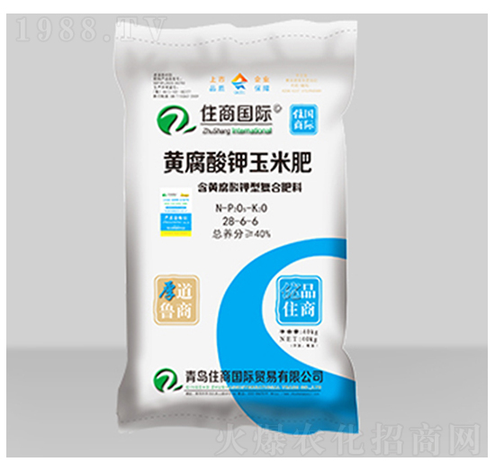 含黃腐酸鉀型玉米專用復(fù)合肥料28-6-6-住商國際