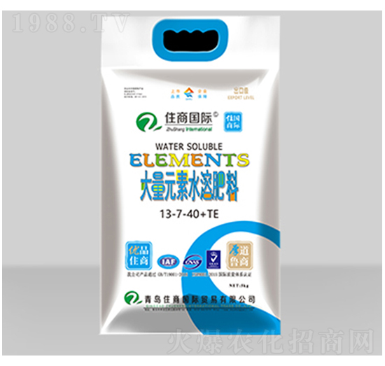 大量元素水溶肥料13-7-40+TE-住商國(guó)際