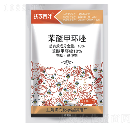 10%苯醚甲環(huán)唑懸浮劑-扶蘇百葉-帥克化學