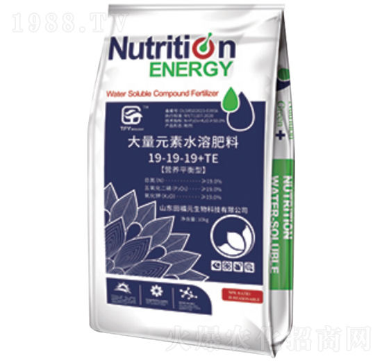 大量元素水溶肥料19-19-19+TE-福元生物