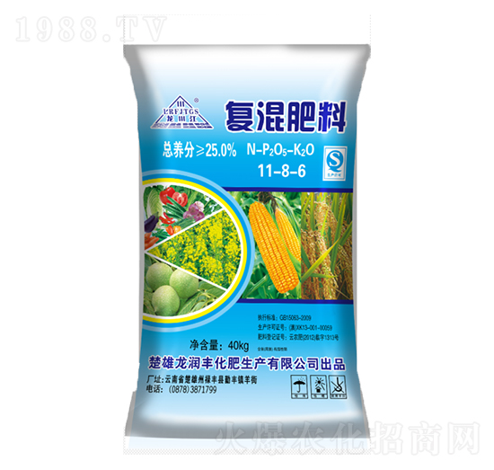 復混肥料11-8-6-龍潤豐