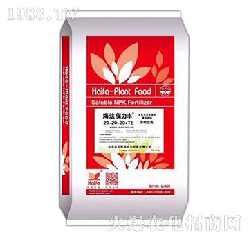 含硝態(tài)氮大量元素水溶肥料20-20-20+TE-海法保利豐-海法