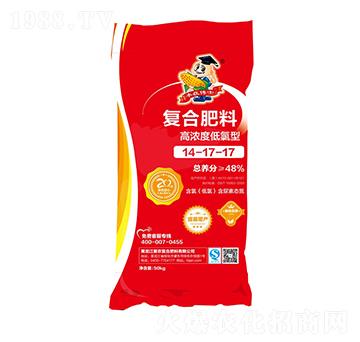 高濃度低氯型復(fù)合肥料14-17-17-豐收博士-愛(ài)農(nóng)