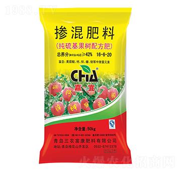 純硫基果樹配方摻混肥料16-6-20-嘉宜-三農(nóng)富康