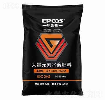 高鉀型大量元素水溶肥料10-5-40+TE+FA+HA-易普斯生物