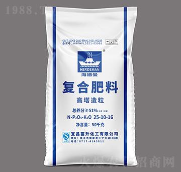 高塔造粒復合肥料25-10-16-海德曼-富升化工