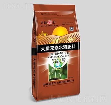 大量元素水溶肥料18-18-18+TE-愛農