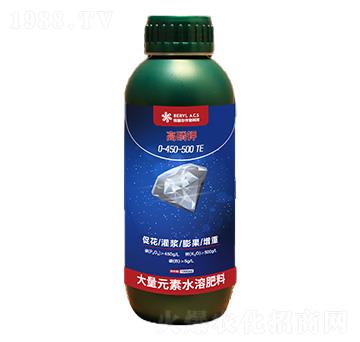 高磷鉀型大量元素水溶肥料0-450-500+TE-佰麗爾